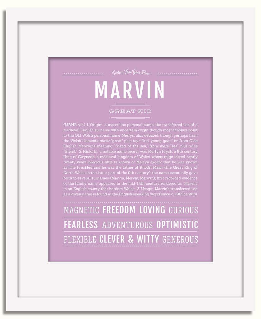 Frame Options | Lilac | White Frame, Matted