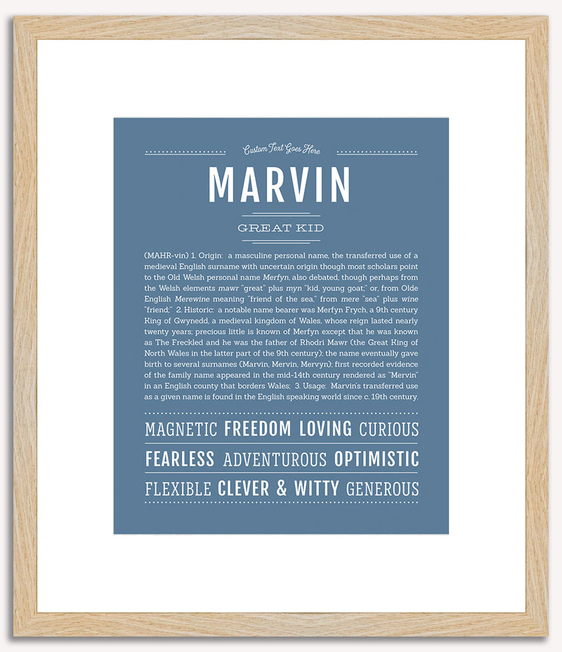 Marvin | Name Art Print