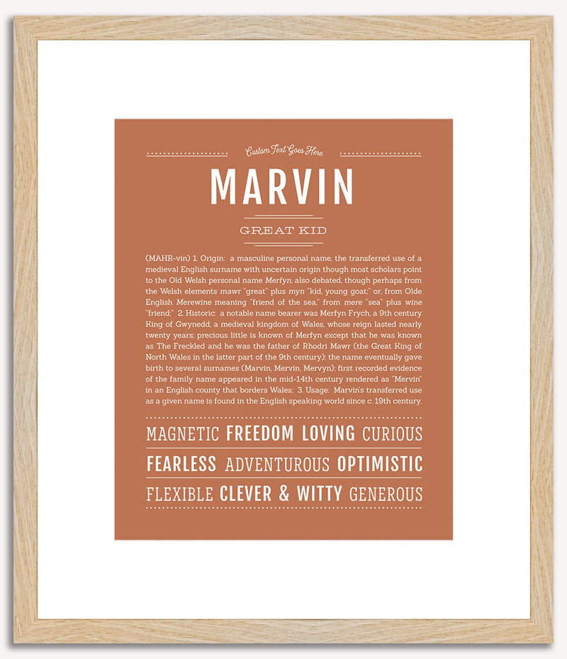 Marvin | Name Art Print