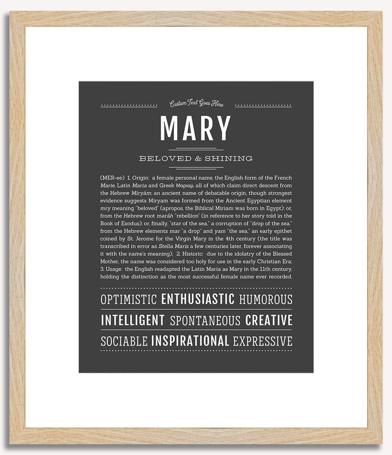 Mary | Name Art Print