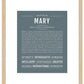 Mary | Name Art Print