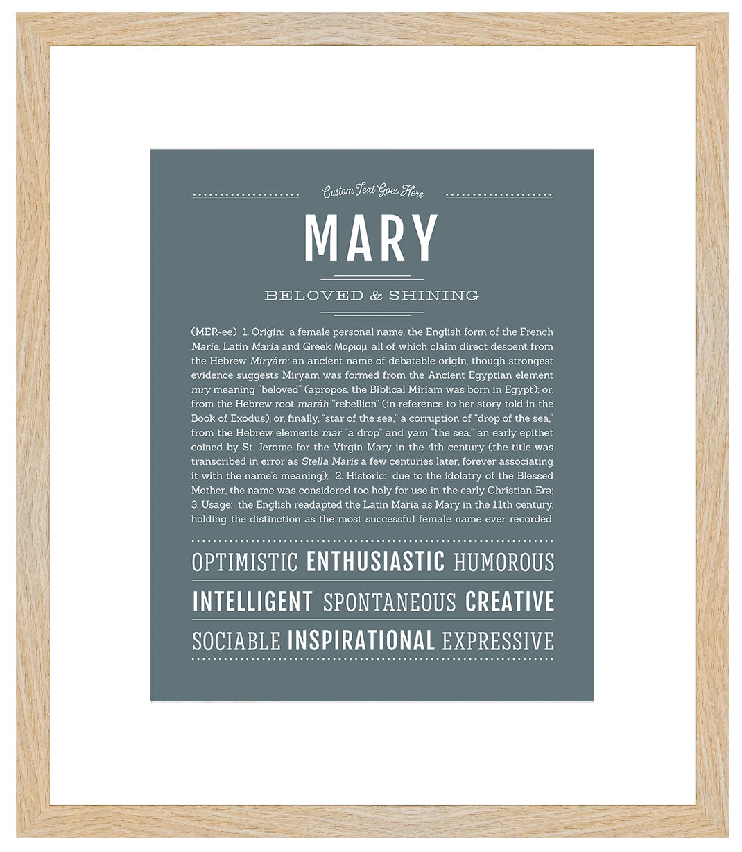 Mary | Name Art Print