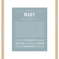 Mary | Name Art Print