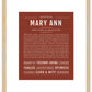 Maryann | Name Art Print