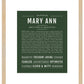 Maryann | Name Art Print