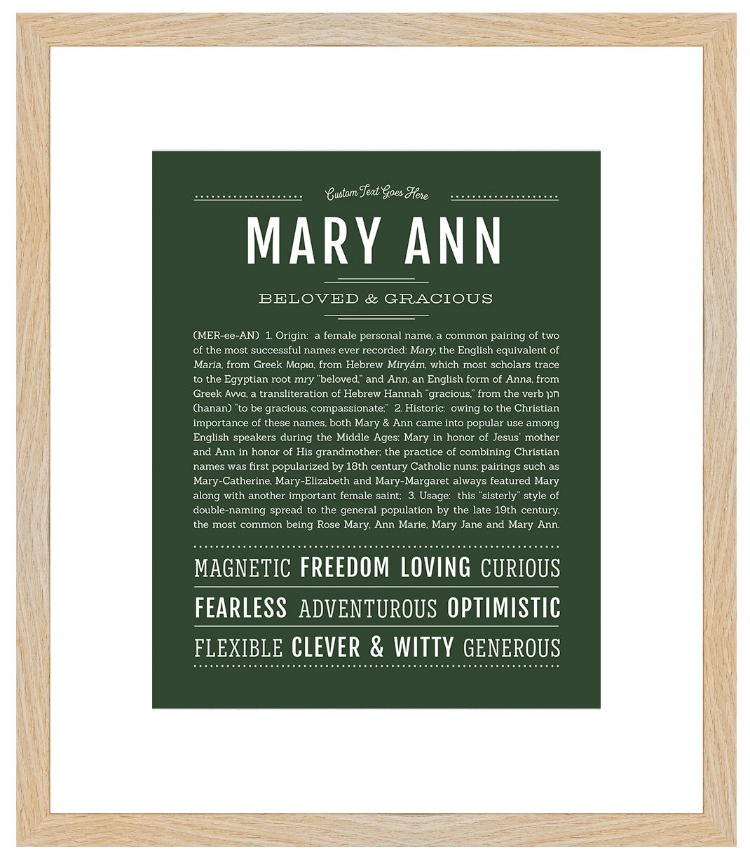 Maryann | Name Art Print