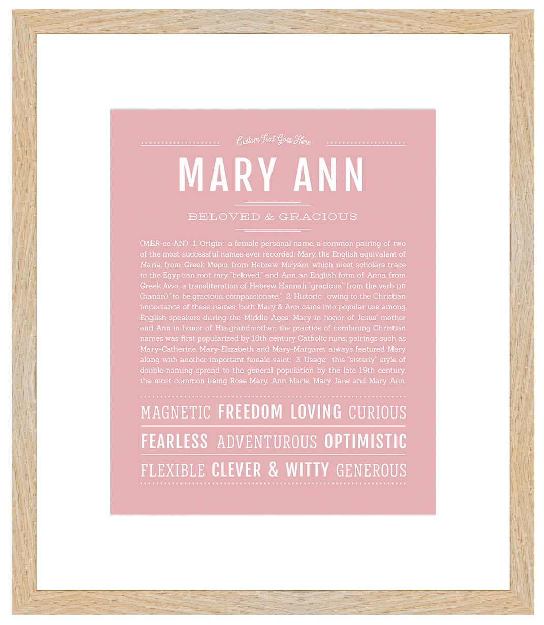 Maryann | Name Art Print