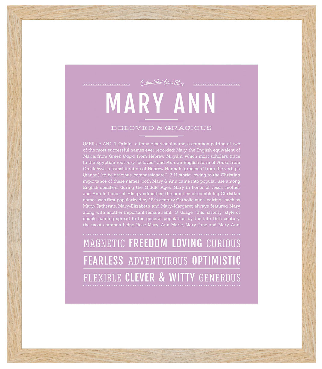 Maryann | Name Art Print