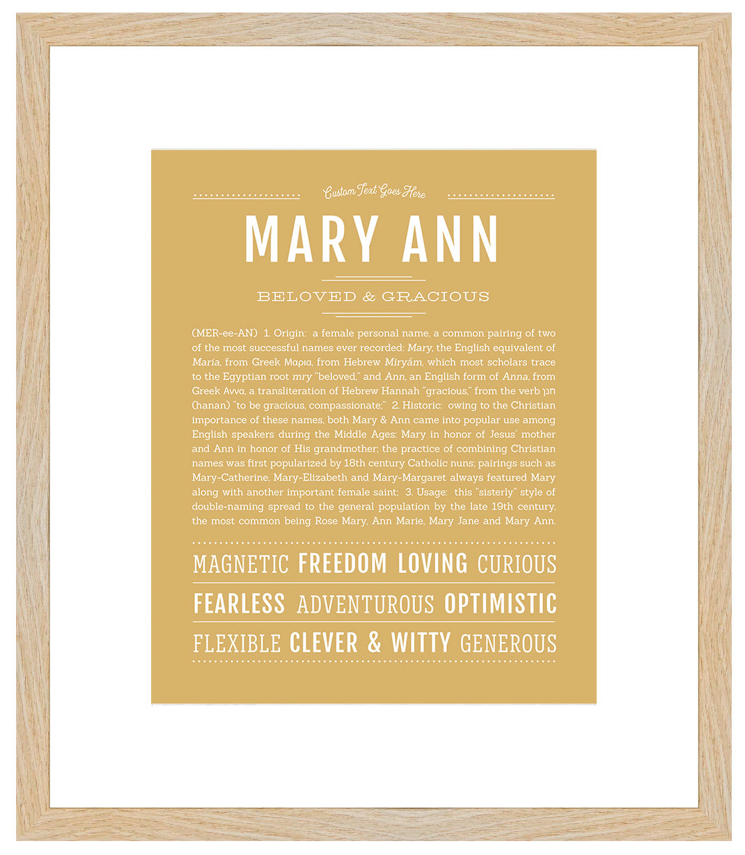 Maryann | Name Art Print