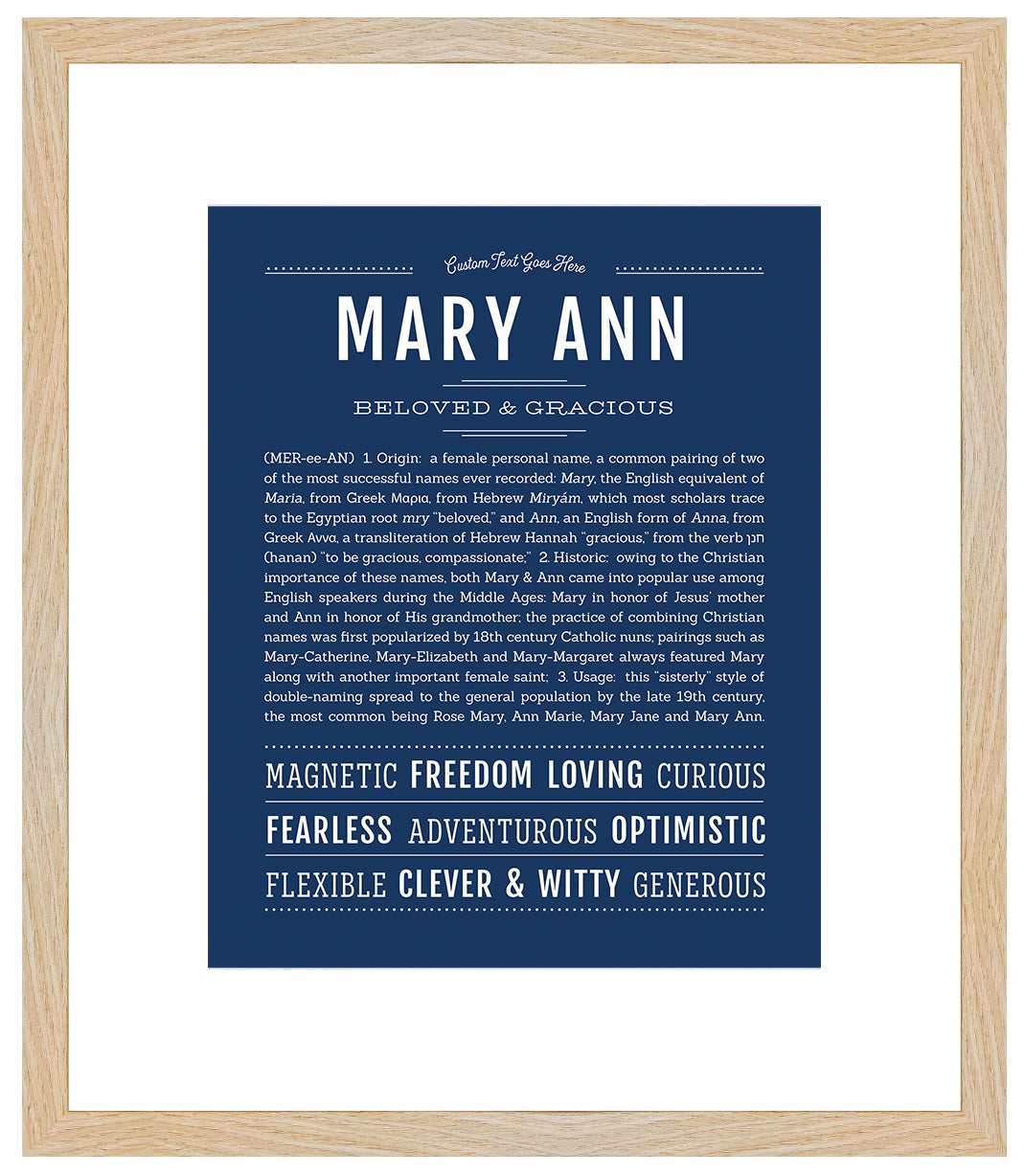 Maryann | Name Art Print