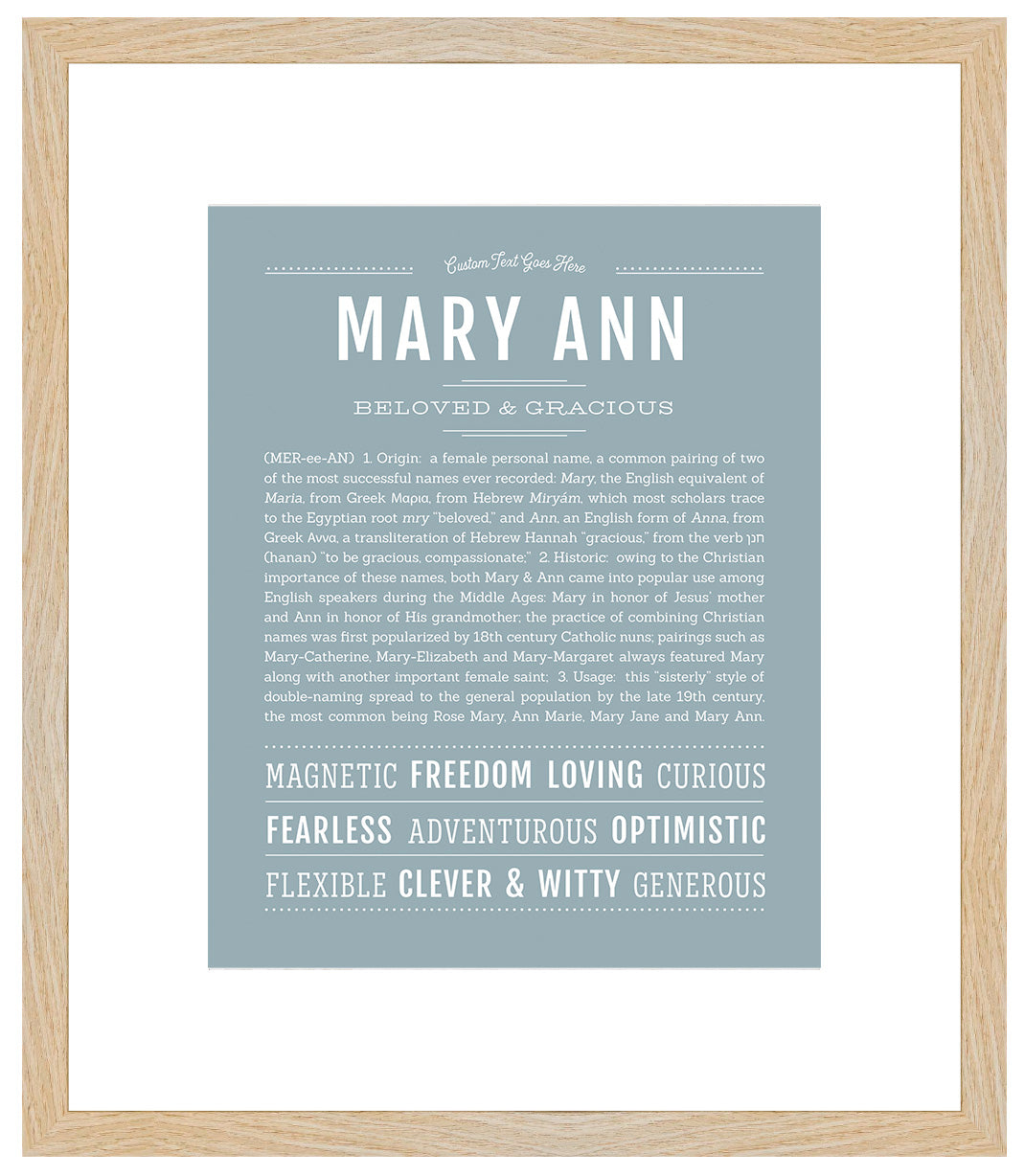 Maryann | Name Art Print