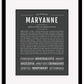 Maryanne | Name Art Print