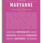 Frame Options | Dark Pink | White Frame, Matted