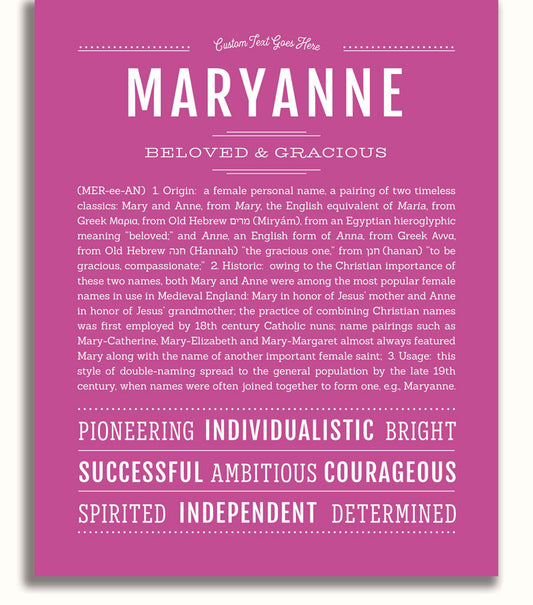 Frame Options | Dark Pink | White Frame, Matted