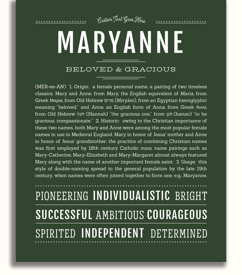 Frame Options | Deep Forest | White Frame, Matted