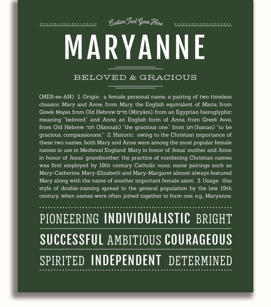 Frame Options | Deep Forest | White Frame, Matted