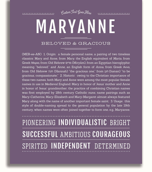 Frame Options | Deep Purple | White Frame, Matted