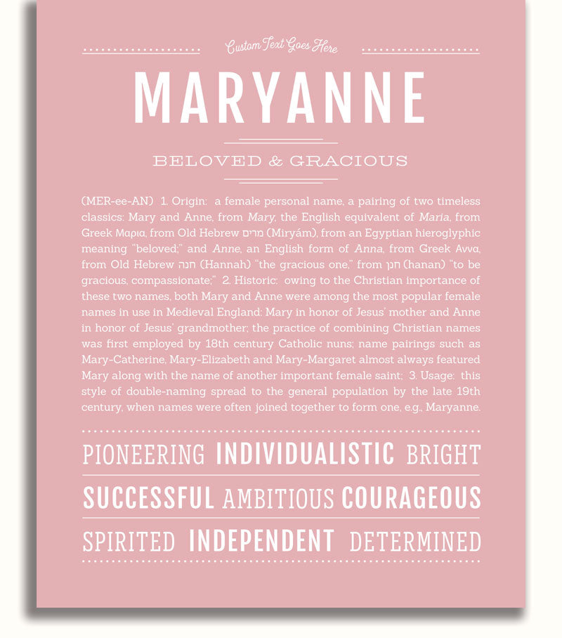 Frame Options | Dusty Rose | White Frame, Matted