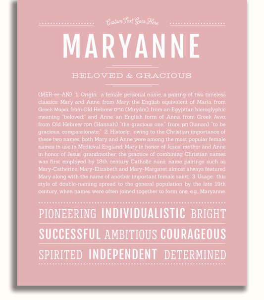 Frame Options | Dusty Rose | White Frame, Matted