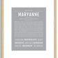 Maryanne | Name Art Print