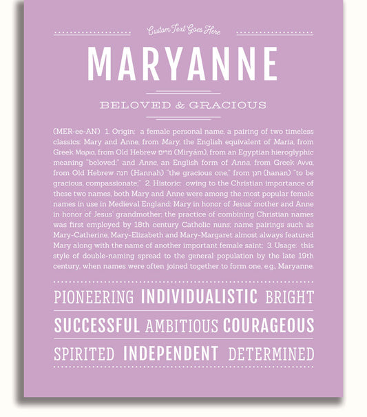 Frame Options | Lilac | White Frame, Matted