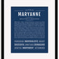Maryanne | Name Art Print