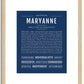 Maryanne | Name Art Print