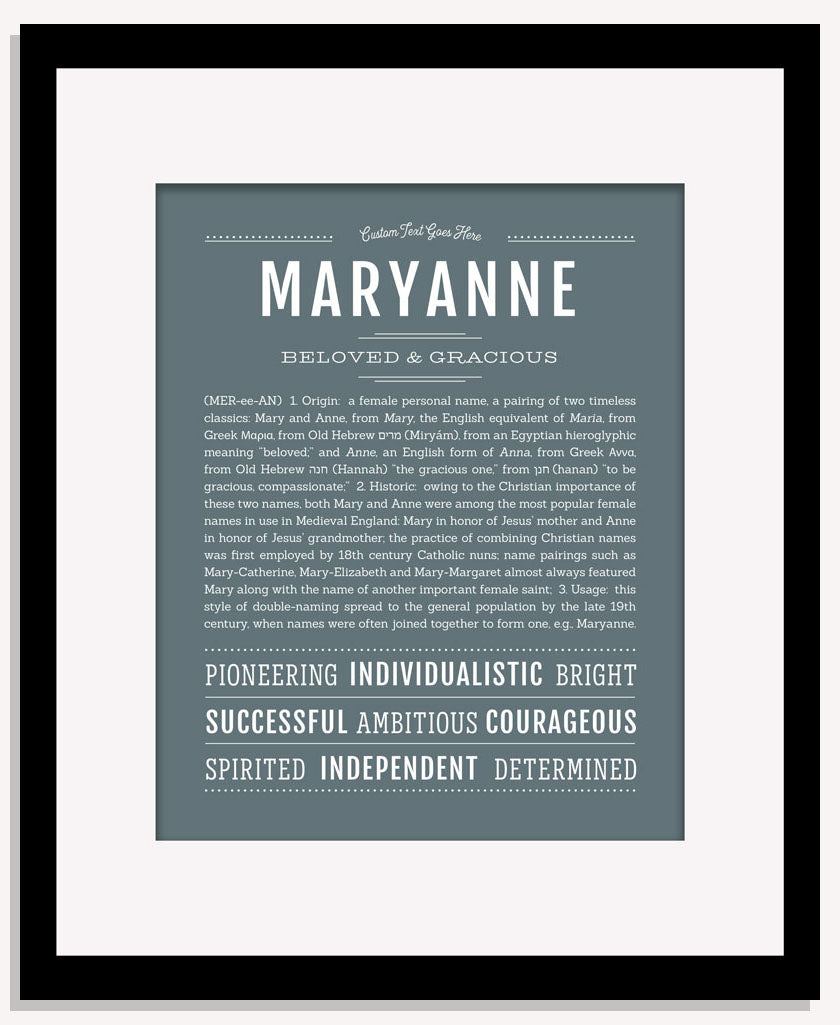 Maryanne | Name Art Print