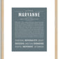 Maryanne | Name Art Print