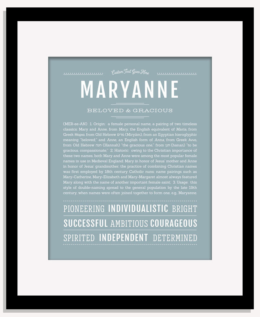 Maryanne | Name Art Print