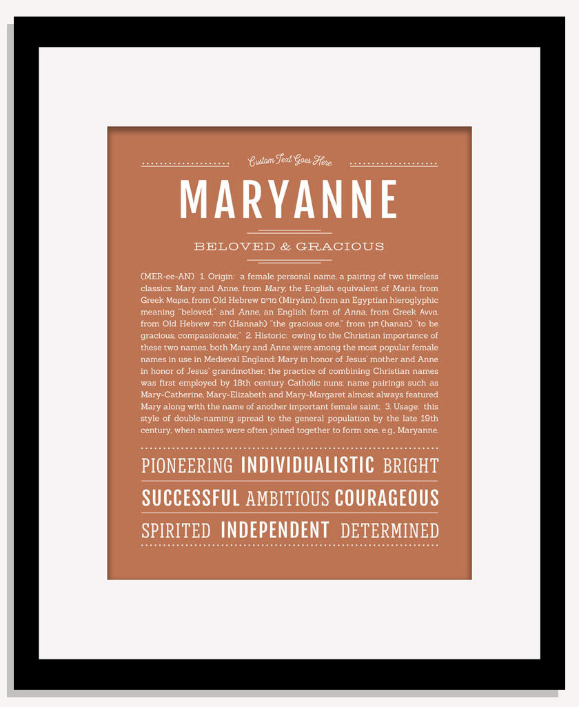Maryanne | Name Art Print