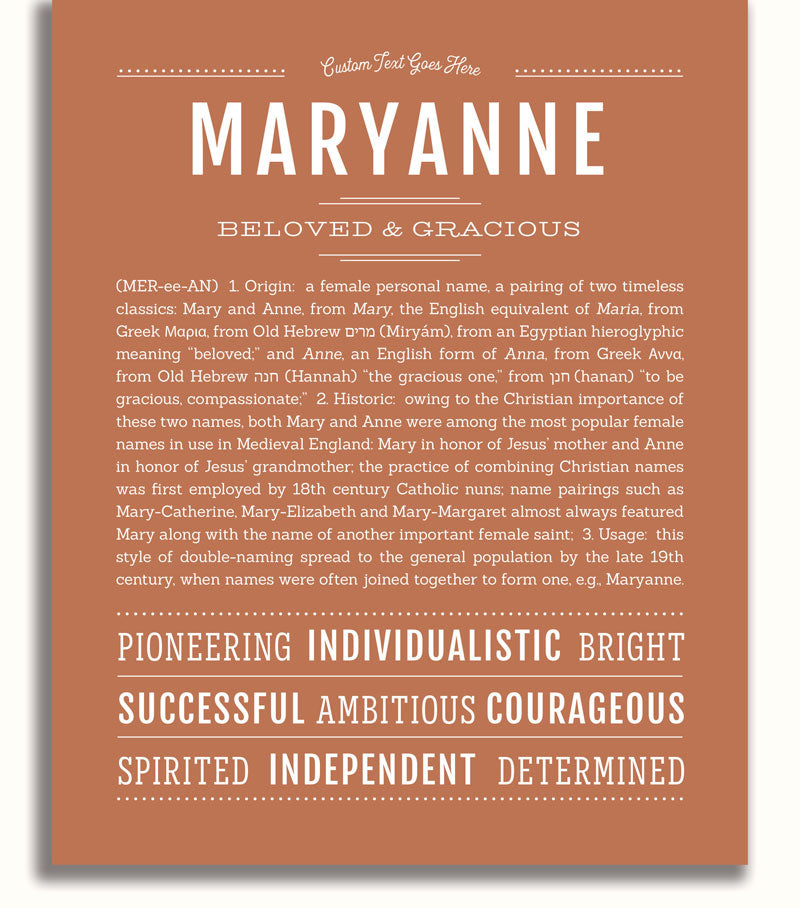 Frame Options | Terra Cotta | White Frame, Matted