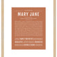 Mary Lou | Name Art Print