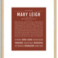 Maryleigh | Name Art Print