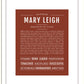 Maryleigh | Name Art Print
