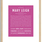 Maryleigh | Name Art Print