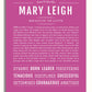Frame Options | Dark Pink | White Frame, Matted
