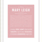 Maryleigh | Name Art Print