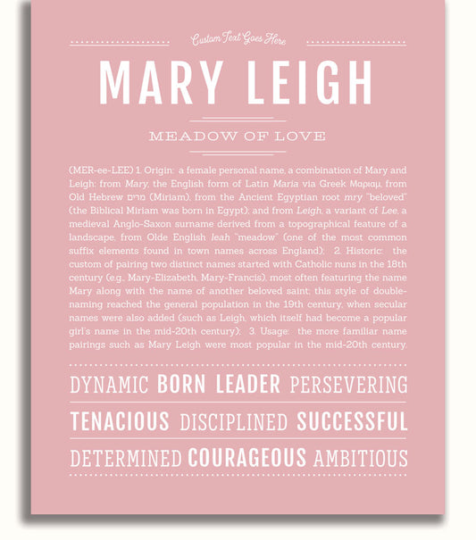 Frame Options | Dusty Rose | White Frame, Matted