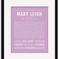 Maryleigh | Name Art Print