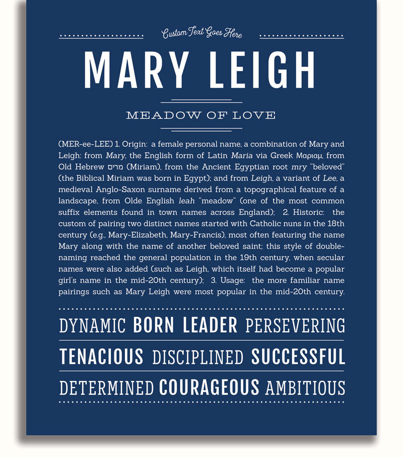 Frame Options | Midnight Blue | White Frame, Matted
