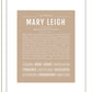 Maryleigh | Name Art Print