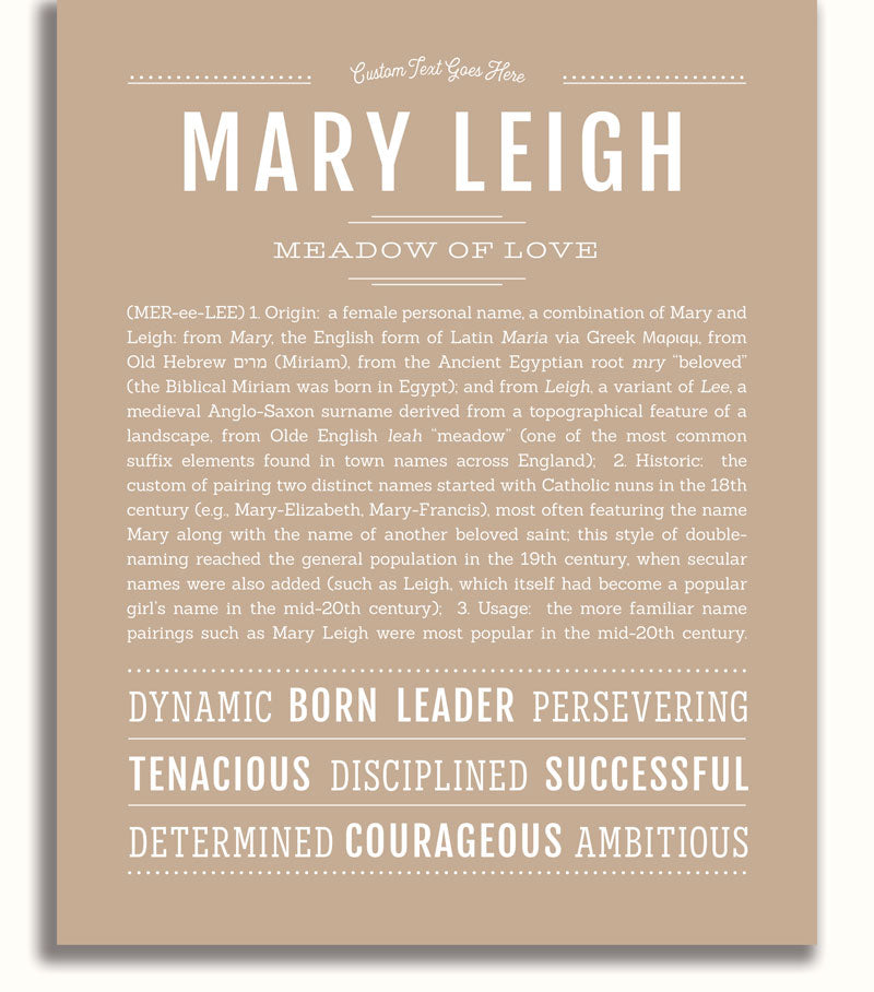 Frame Options | Tan | White Frame, Matted
