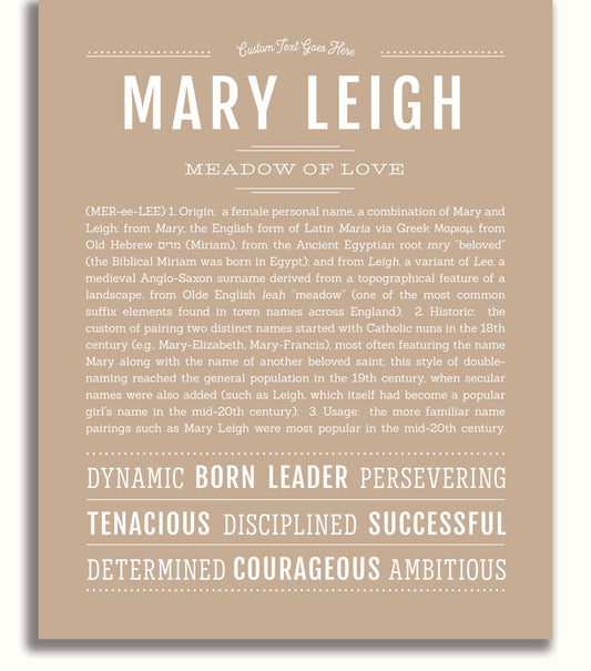 Frame Options | Tan | White Frame, Matted