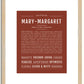 Marymargaret | Name Art Print