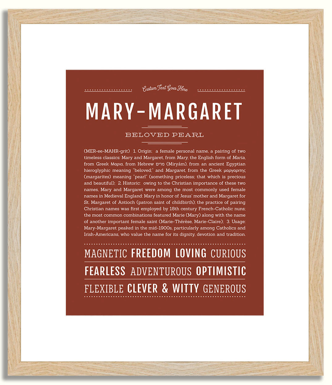 Marymargaret | Name Art Print