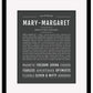 Marymargaret | Name Art Print