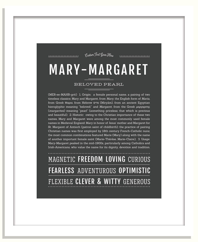 Marymargaret | Name Art Print