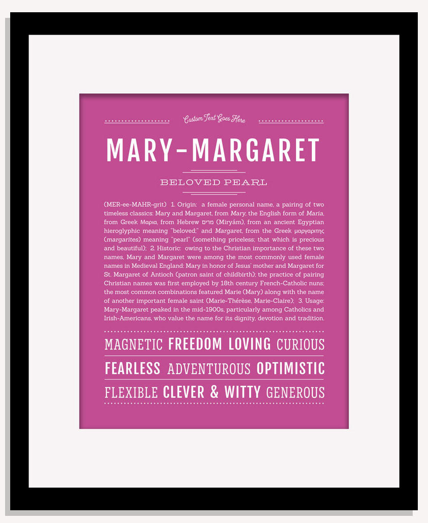 Marymargaret | Name Art Print