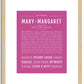 Marymargaret | Name Art Print